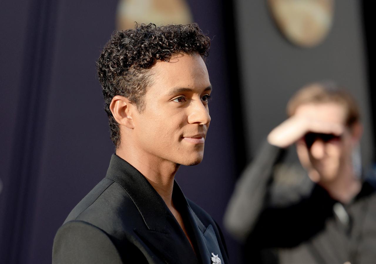 Jaafar Jackson attends Lionsgate's "Michael" Los Angeles premiere at Dolby Theatre on April 20, 2026 in Los Angeles, California. (AFP Photo)