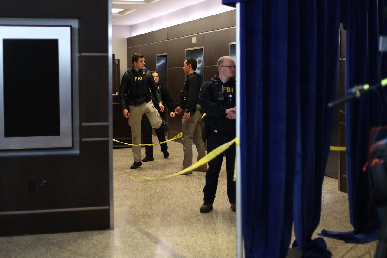 FBI agents are seen at the Washington Hilton after shots were fired during the White House Correspondents dinner at the Washington Hilton in Washington, DC, US, April 25, 2025. (AFP Photo)