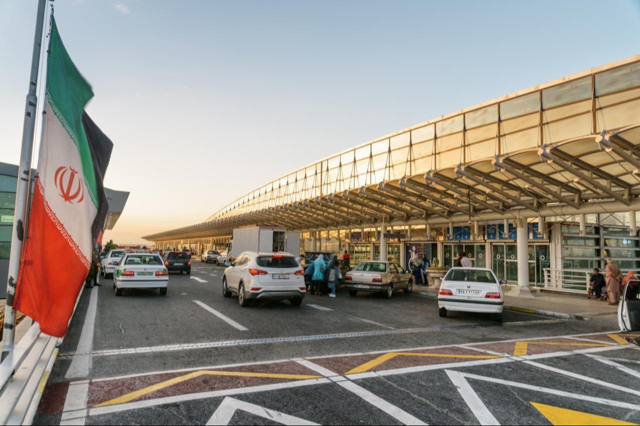 Passengers and vehicles move through the entrance of Tehran’s Imam Khomeini International Airport in Iran, October 7, 2018. (Adobe Stock Photo)