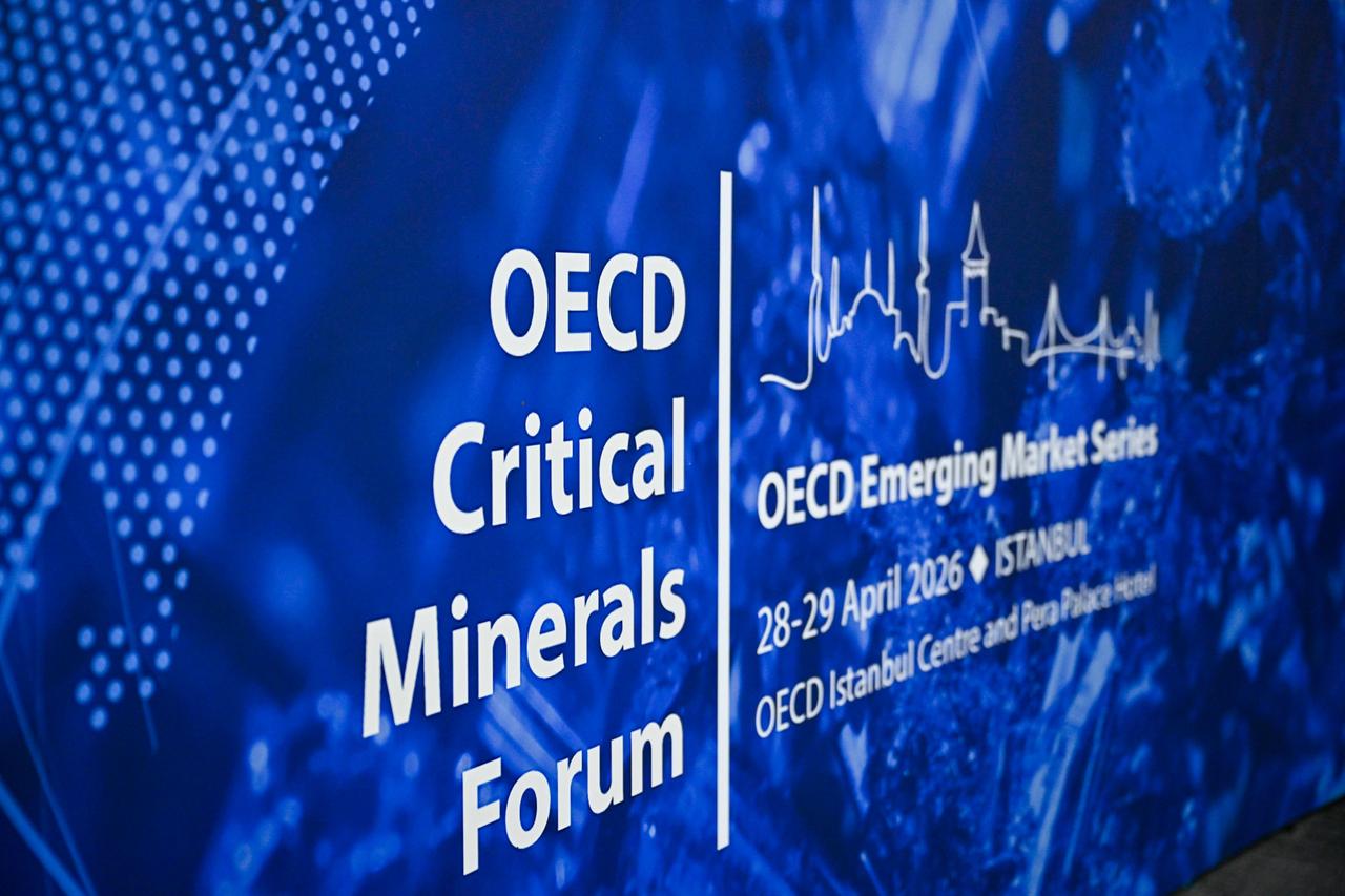 Organization for Economic Co-operation and Development (OECD) Critical Minerals Forum kicks off at the OECD Istanbul Center in Istanbul, Türkiye, April 28, 2026. (AA Photo)