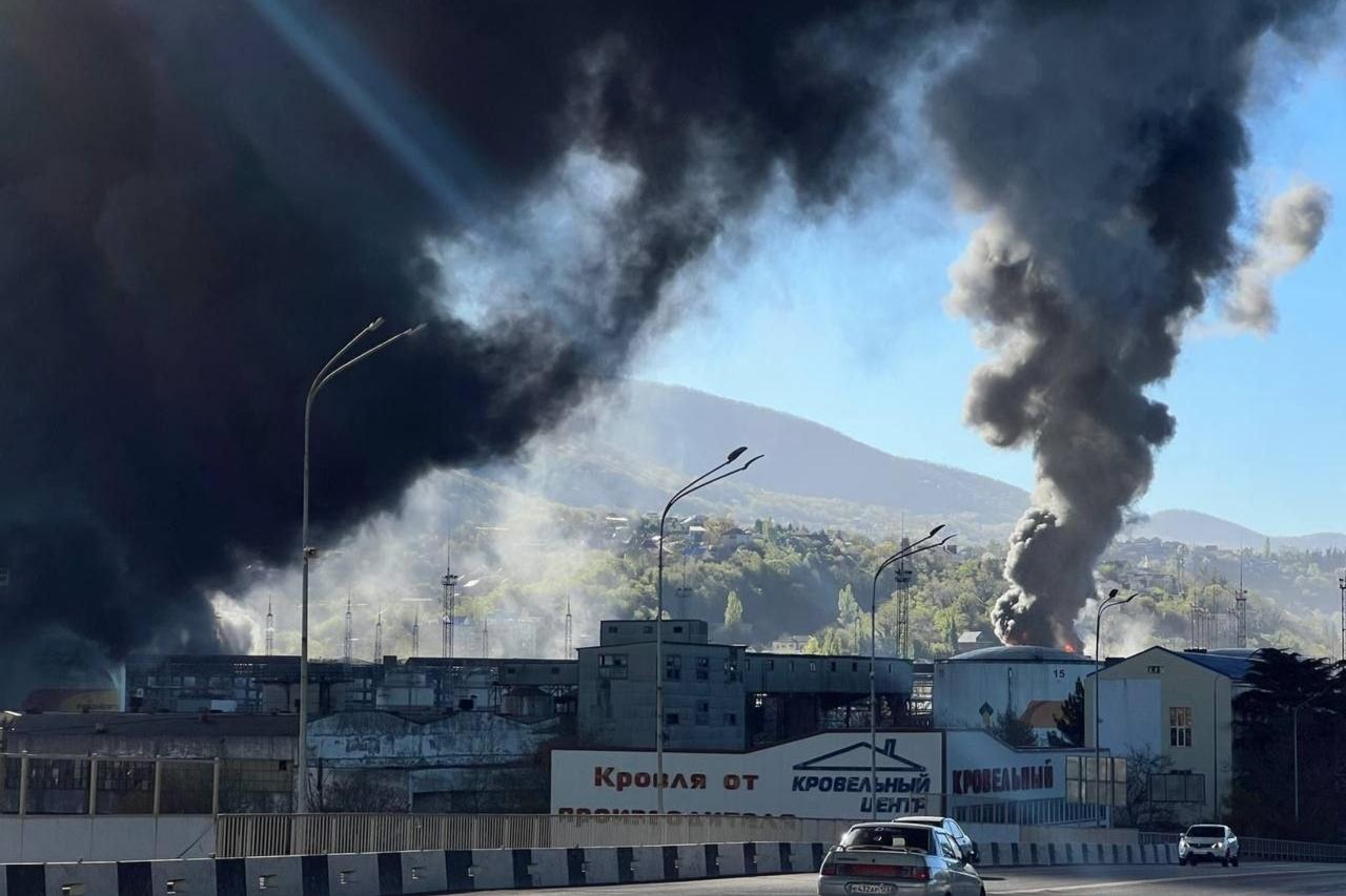 Ukrainian drones strike Russia's Tuapse refinery again