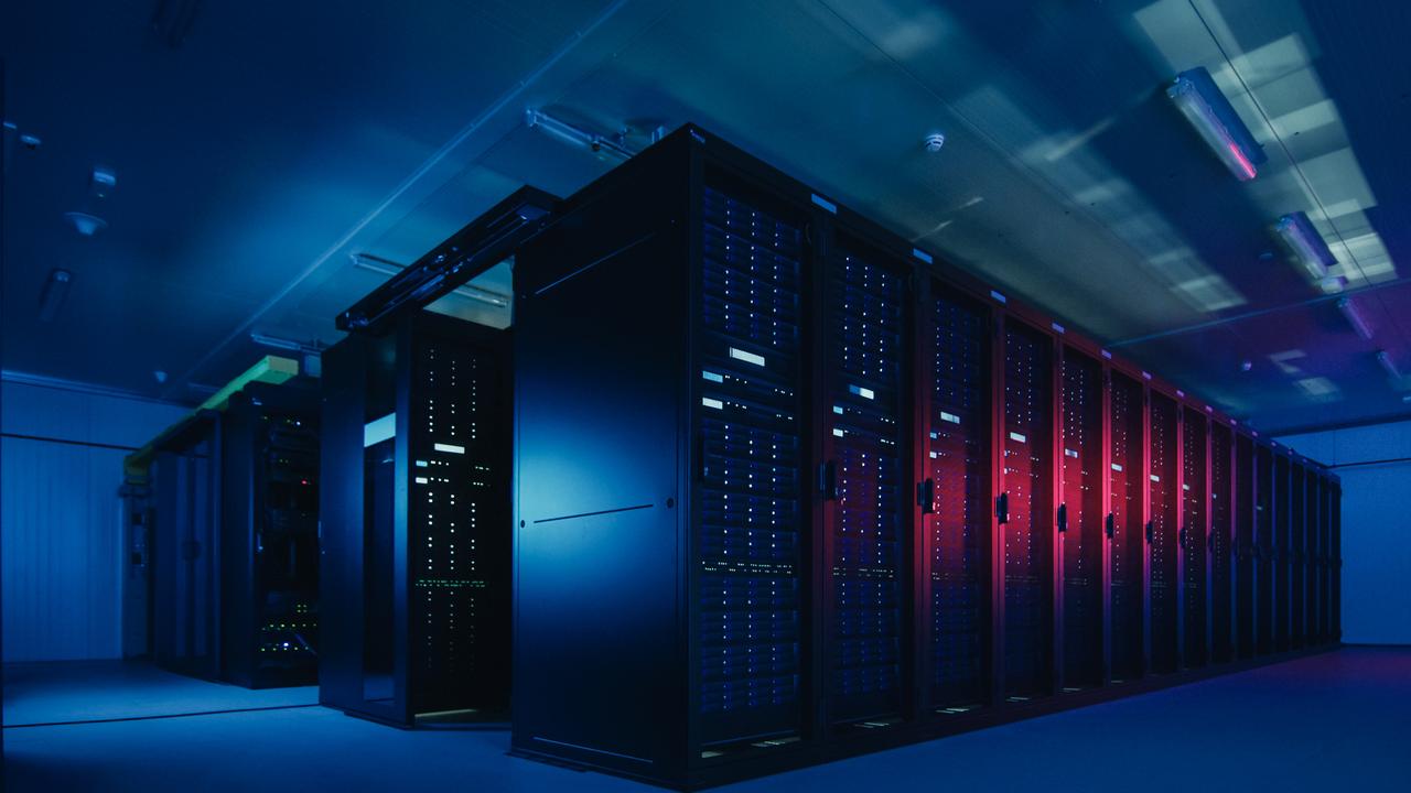 Server racks stand inside a data center (Adobe Stock Photo)