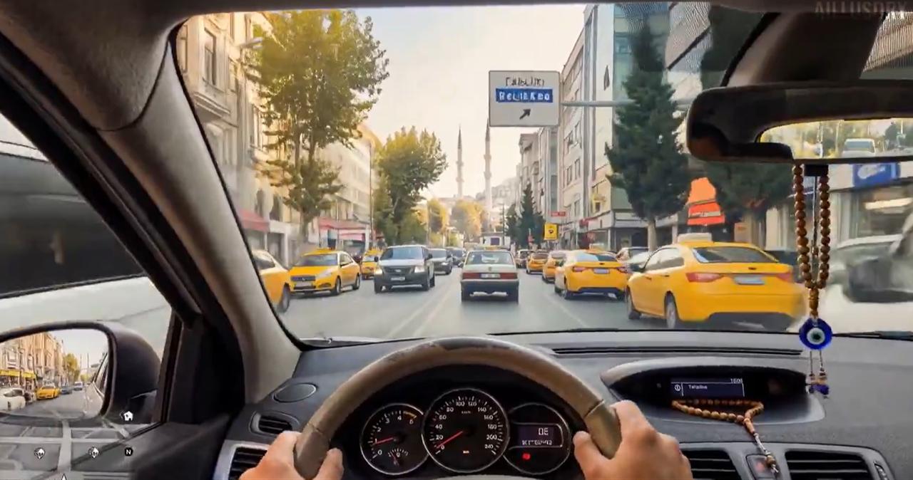 AI-generated scenes reimagining Grand Theft Auto V in Türkiye blend urban street life, coastal landscapes and everyday cultural elements into a localized virtual setting. (Photo via X/@aillusoryx)