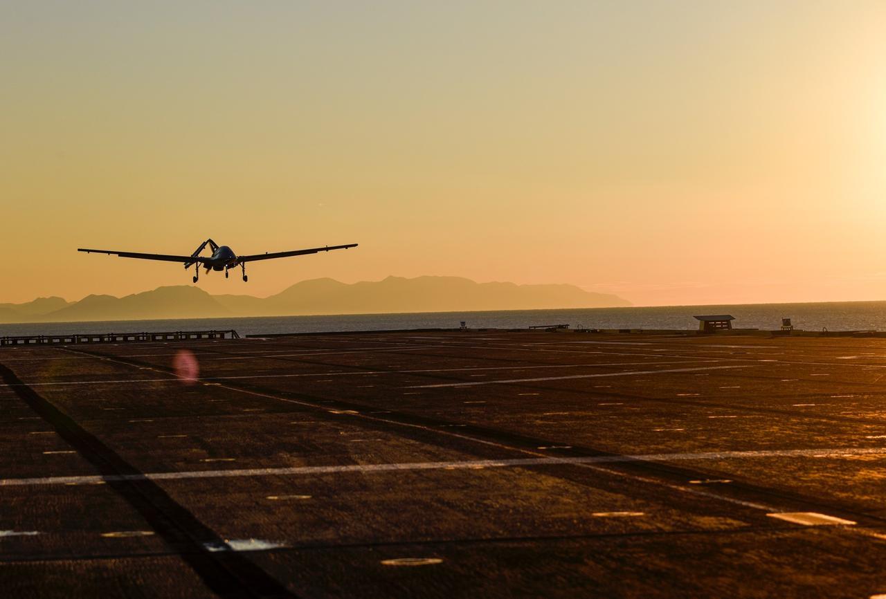 Bayraktar TB3 successfully completes two additional takeoffs and landings during yesterday’s flight tests on TCG Anadolu, Canakkale, Türkiye, Nov. 25, 2024 (Photo via Baykar)