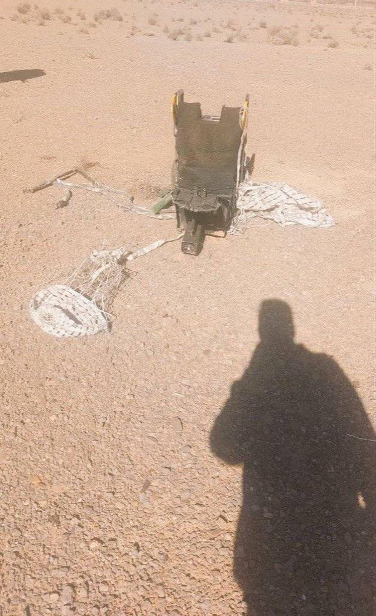 An Advanced Concept Ejection Seat II (ACES II) ejection seat system in a U.S. Air Force F-15E Strike Eagle fighter jet that crashed in Iran. (Photo via Telegram)