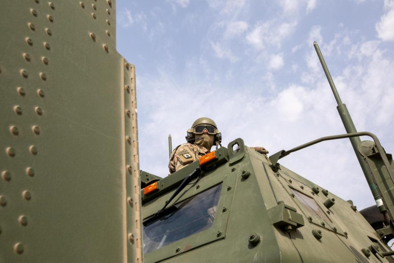 U.S. forces that are participating in Operation Epic Fury against Iran at an undisclosed location and time. (Photo via X/@CENTCOM)