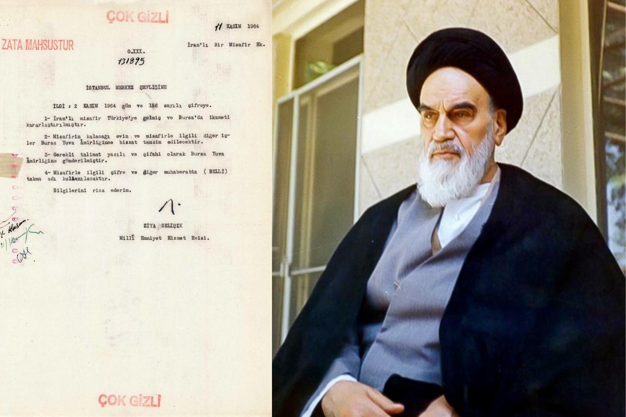 Turkish intelligence releases 1964 file on Ruhollah Khomeini’s secret Bursa exile