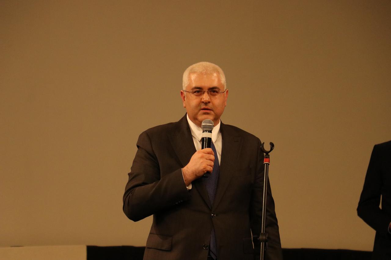Türkiye’s Ambassador to Sofia, Mehmet Sait Uyanik attended the event in Sofia, Bulgaria, April 4, 2026. (AA Photo)