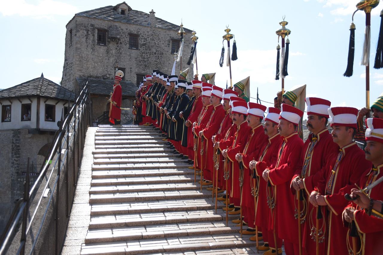 Mehteran Union of the Ministry of National Defense, concert in Mostar. Mostar, Bosnia and Herzegovina, June 28, 2024. (Photo by AA Photo)