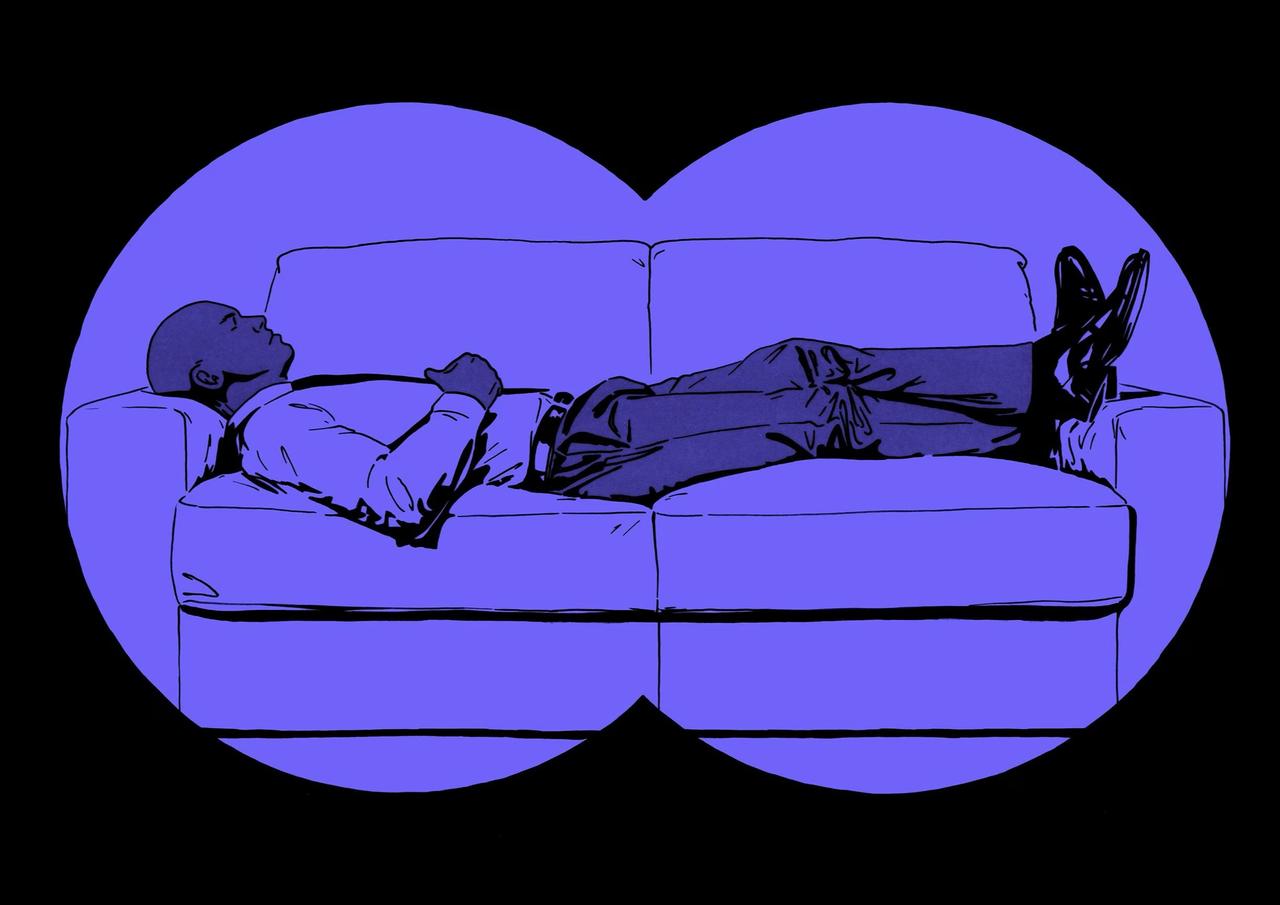 Binocular view from the "Helix" exhibition, Istanbul, Türkiye, March to April, 12 to 26, 2026. (Courtesy of No. 26)