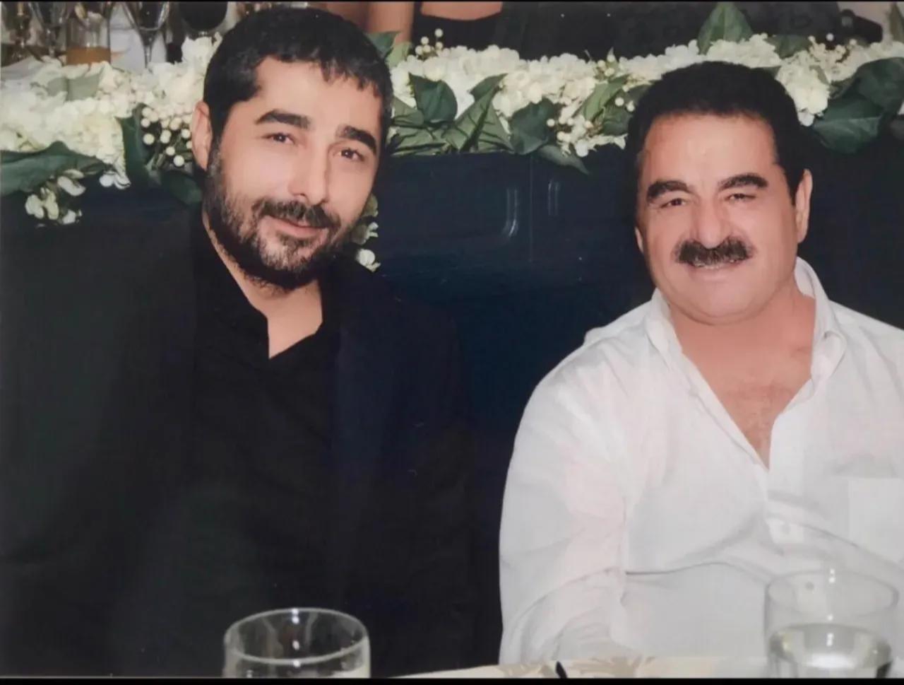 Ibrahim Tatlises poses with his son Ahmet Tatlises prior to their ongoing legal battles and restraining orders, Istanbul, Türkiye, April 8, 2026. (Photo via Türkiye Daily)