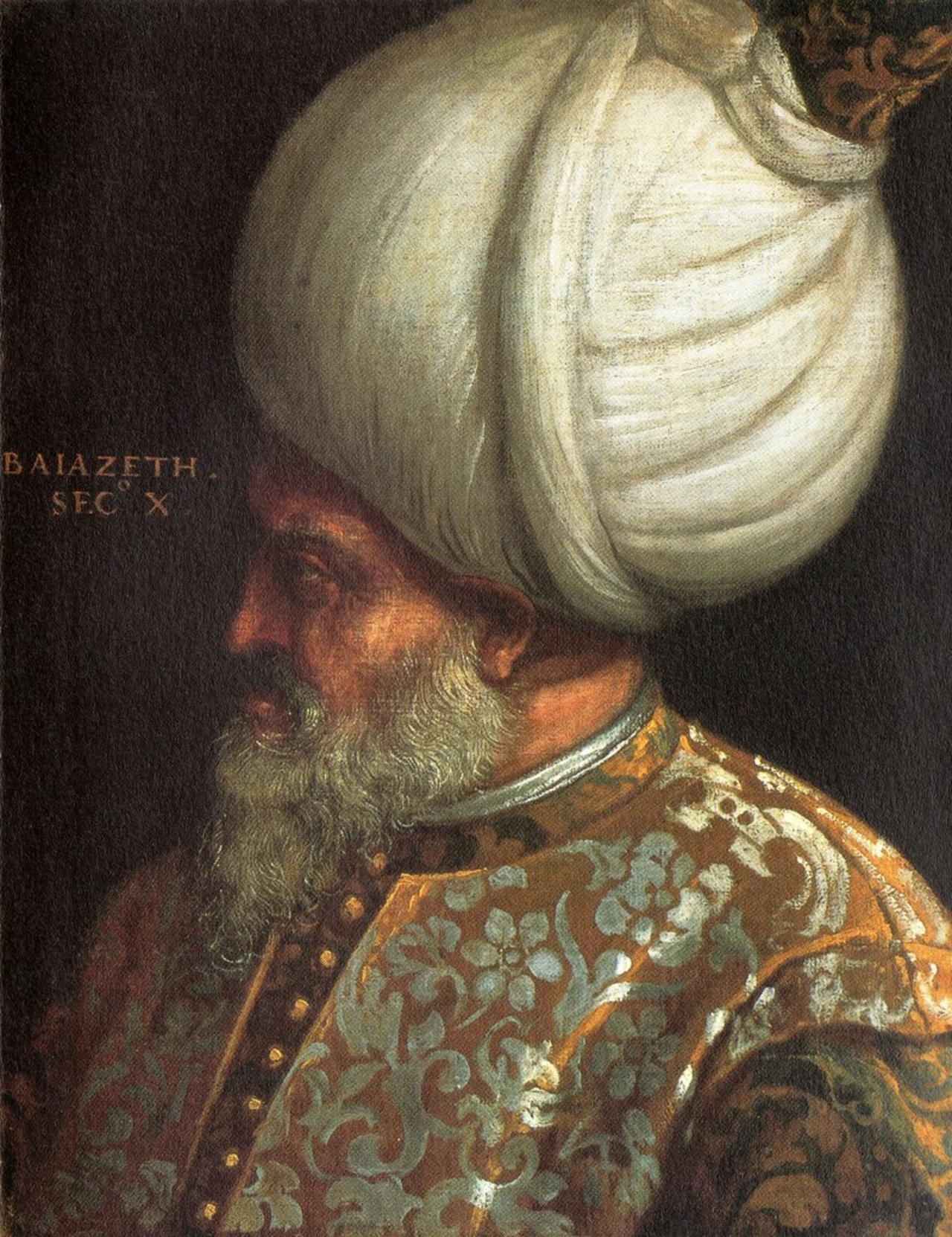 Portrait of Sultan Bayezid II of the Ottoman Empire. (Image via Wikimedia)