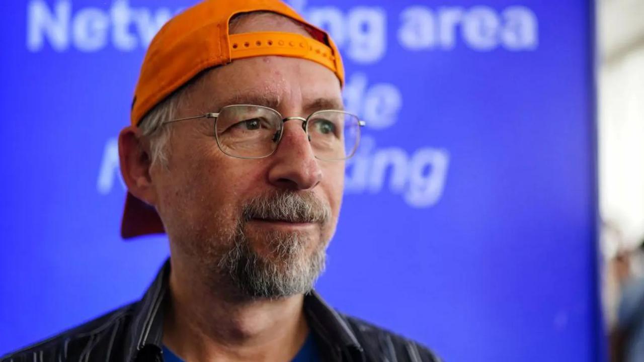 Adam Back claims he's a Bitcoin evangelist but not the creator of cryptocurrency, April 8, 2026. (Courtesy of Bloomberg)