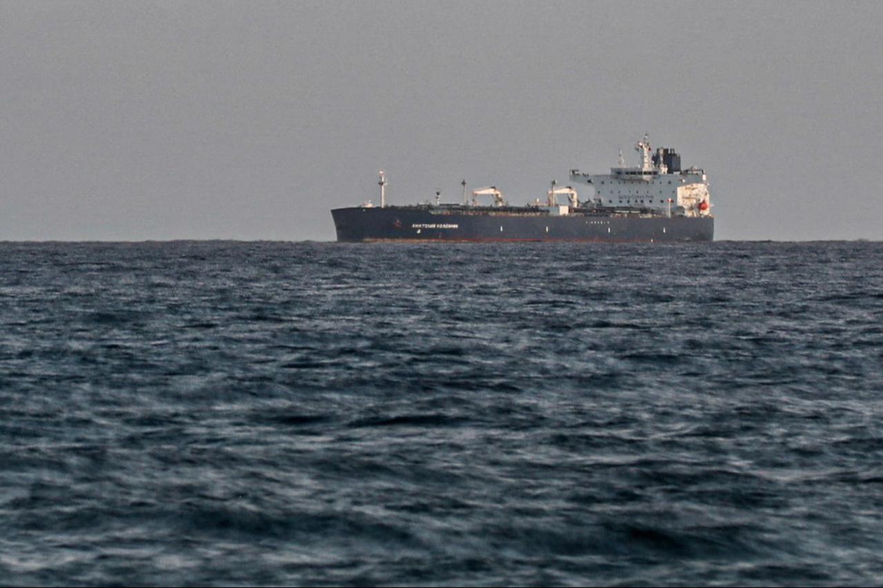 The Russian oil tanker Anatoly Kolodkin is standing in for the port of Matanzas, northwestern Cuba, March 31, 2026. (AFP Photo)