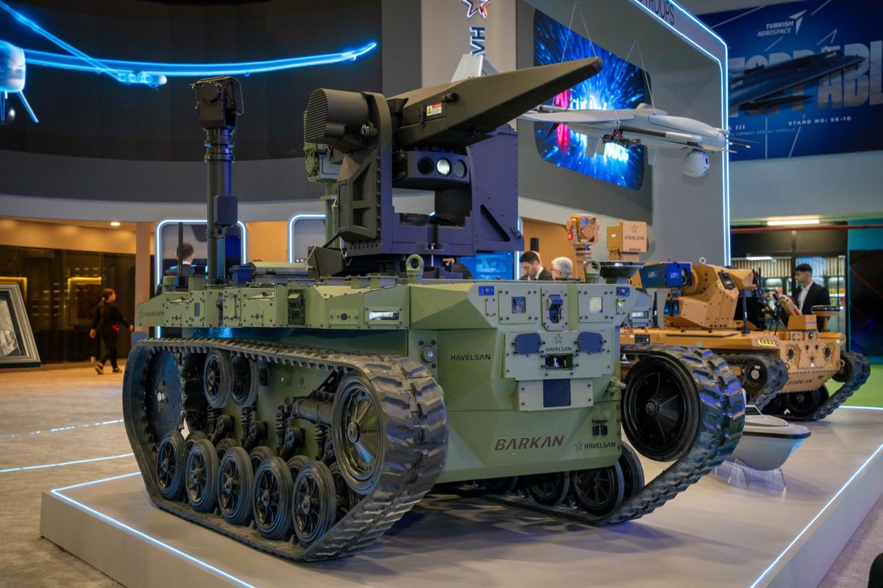 Havelsan debuts Barkan 3 swarm UGV, ADVENT-AI at SAHA 2026