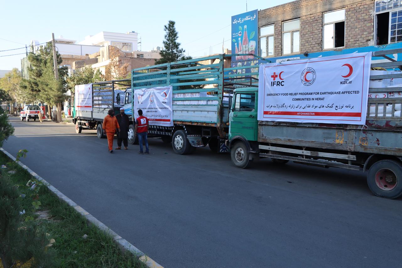 Turkish Red Crescent ranks first globally in countries reached with humanitarian aid, accessed on May 10, 2026. (Turkish Red Crescent Handout Photo)