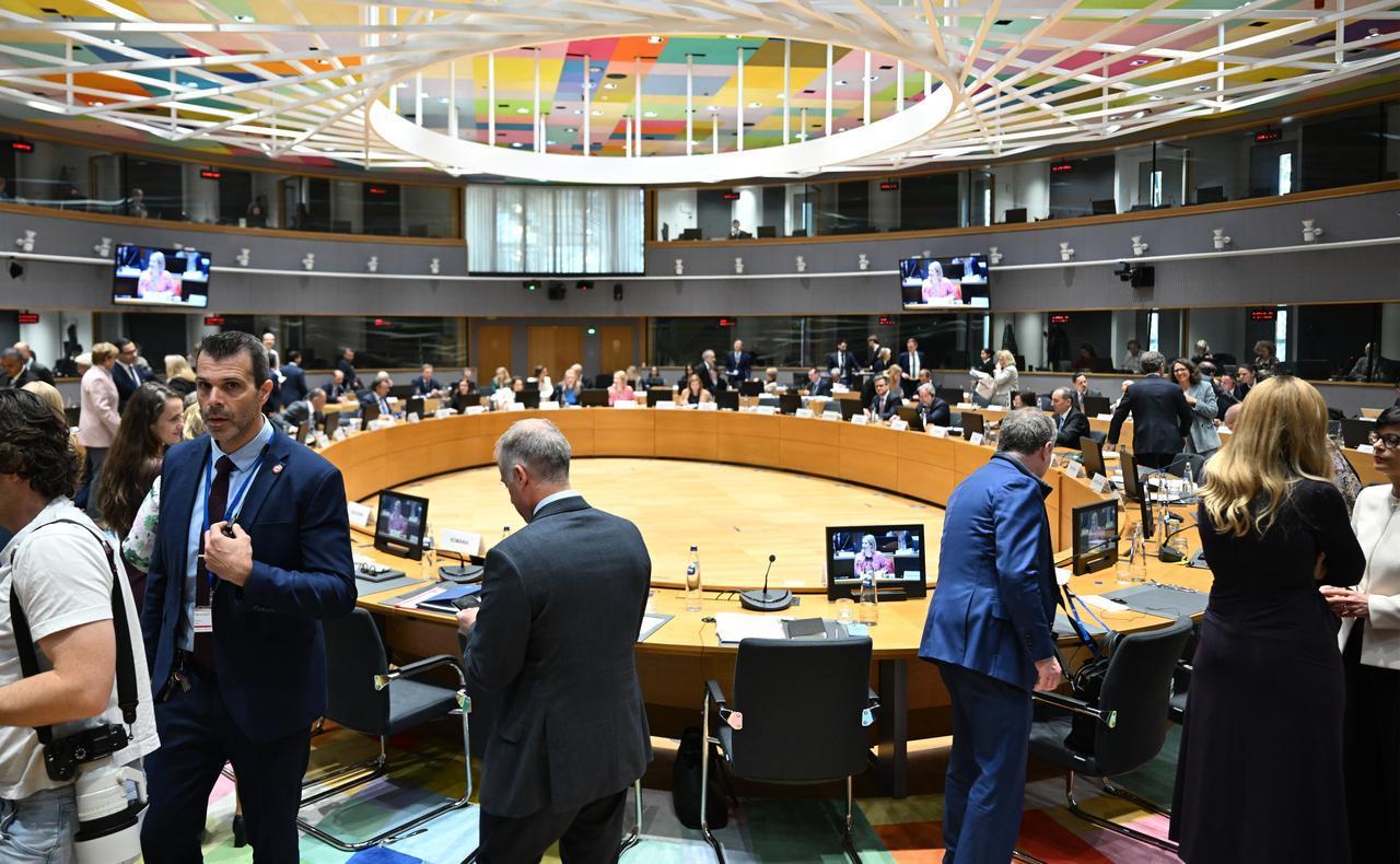 The Foreign Affairs Council, which will focus on Western Balkans, Ukraine, and Syria, is held in Brussels, Belgium, on May 11, 2026. (AA Photo)