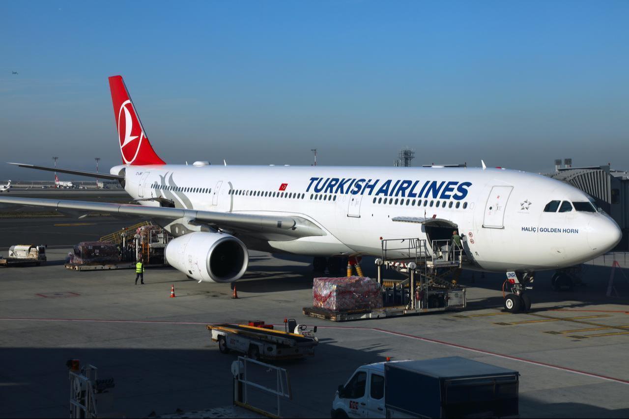 Airbus A330 aircraft of Turkish Airlines at Istanbul International Airport in Türkiye. (Adobe Stock Photo)