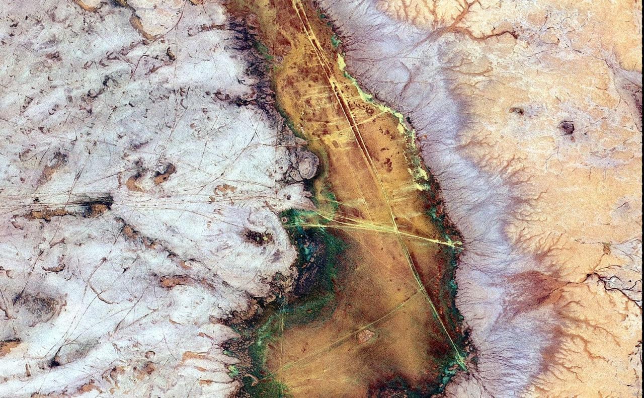 The forward airbase site on March 10, 2026. (Photo via faytuksnetwork/ PlanetLabs)