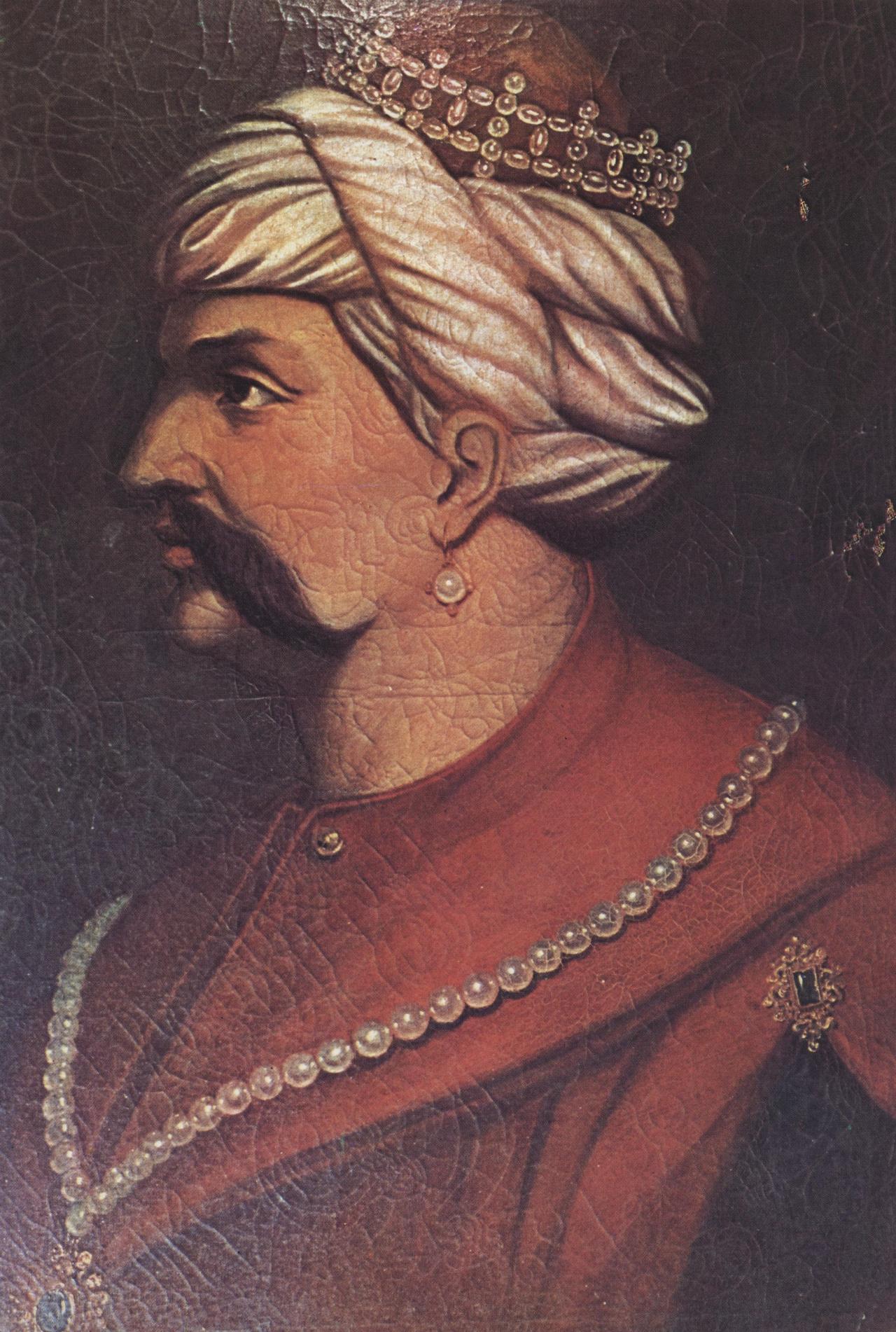 Portrait of Yavuz Sultan Selim I, depicted wearing a pearl earring associated with the Haydari-Kalandari dervish tradition. (Image via Wikimedia)