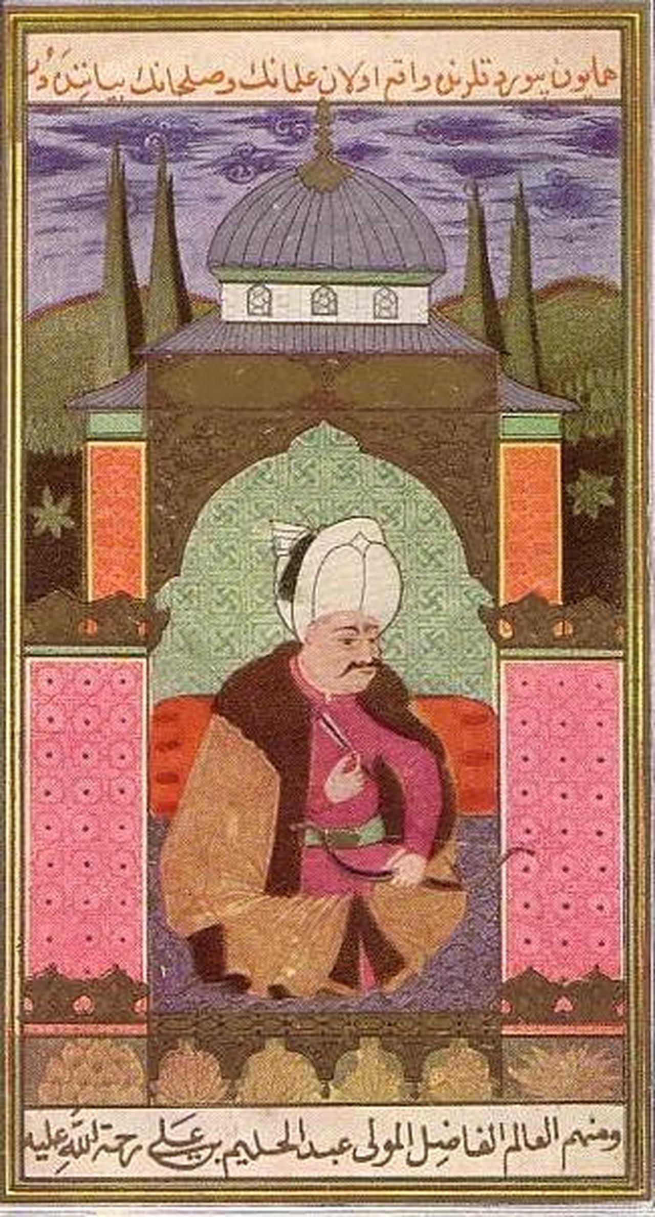 A 17th-century miniature of Yavuz Sultan Selim I, preserved at the Topkapi Palace Museum and featured in Kitab-i Sakaik-i Numaniye. (Image via Wikimedia)