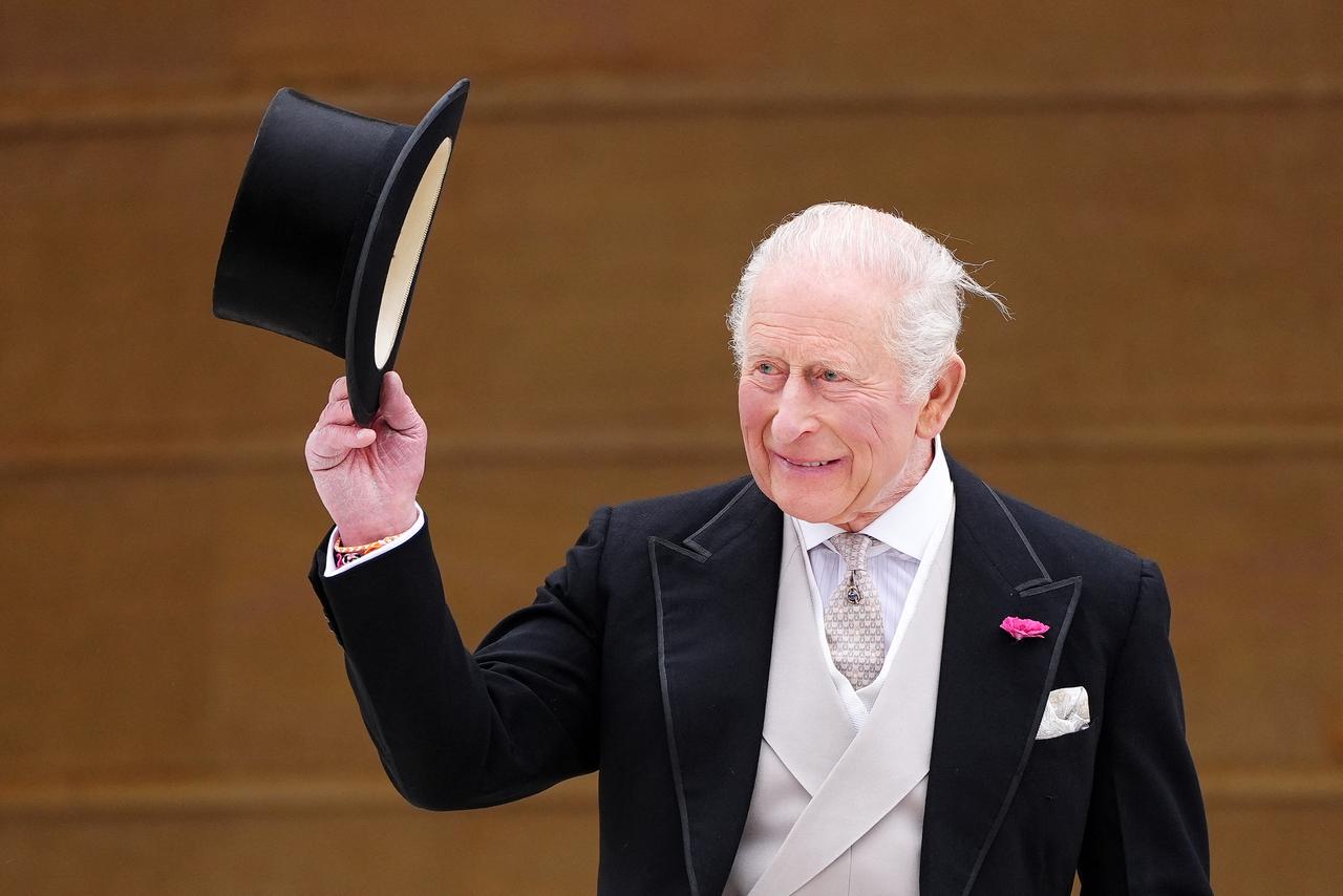 Britain's King Charles III attends a Royal Garden Party at Buckingham Palace, in London, UK, May 12, 2026. (AFP Photo)