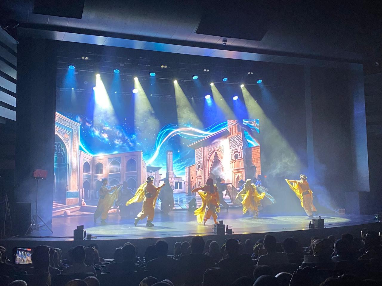 Youth participants deliver a cultural performance at the the grand opening ceremony in Konya, reflecting the theme of heritage and unity.