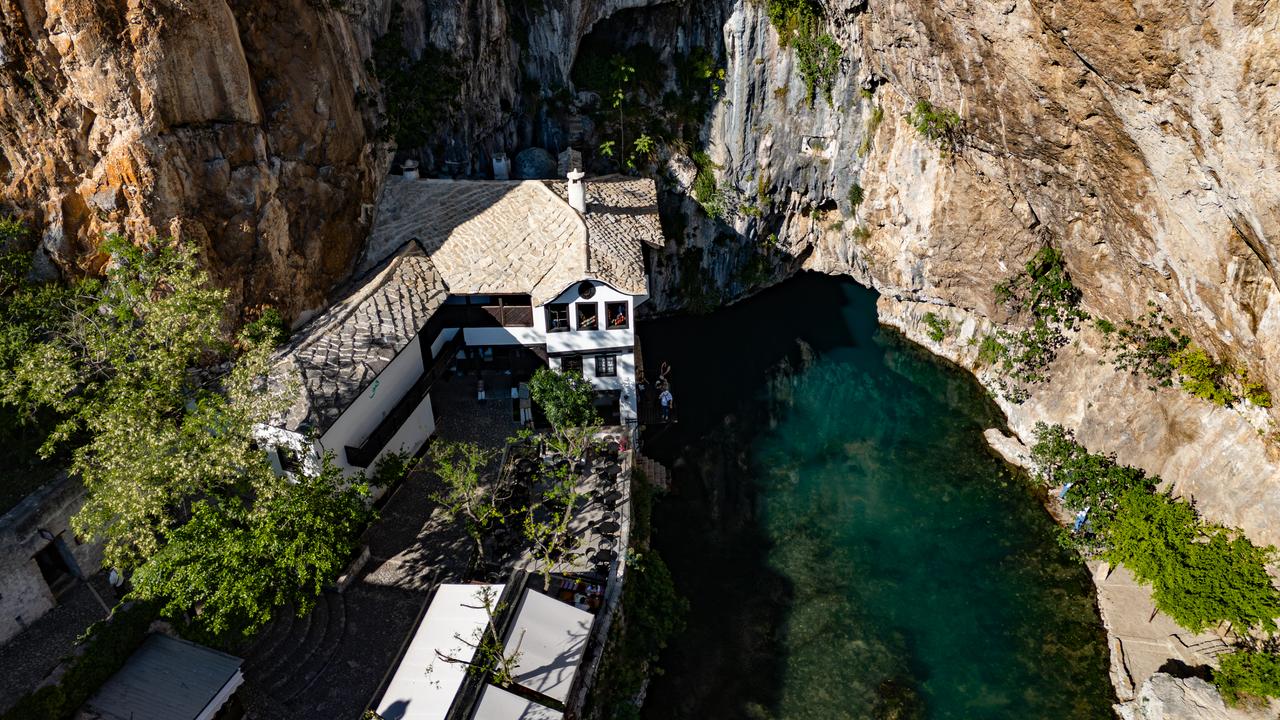 Sari Saltuk is a 13th-century Sufi mystic, where he is remembered as a symbolic bridge between spiritual tradition and cultural heritage. Mostar, Bosnia and Herzegovina, May 15, 2026. (AA Photo)