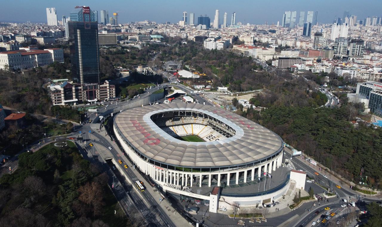 Aerial view of Besiktas Park, home of Besiktas in Istanbul, Türkiye, Jan. 14, 2022. (Adobe Stock Photo)