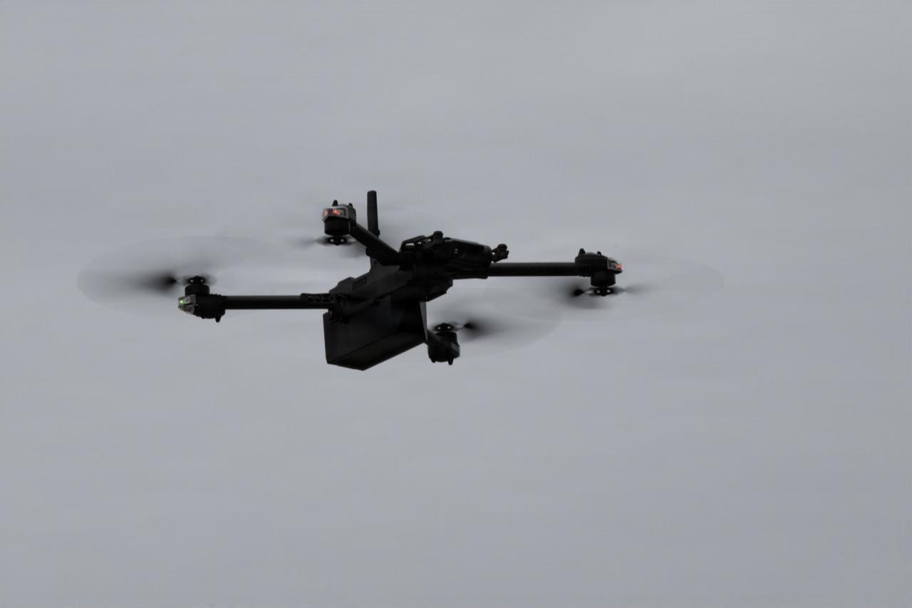 The 1st Special Operations Wing security forces squadron performs a drone demonstration at Hurlburt Field, Florida, May 6, 2026. (Photo via U.S. Air Force)