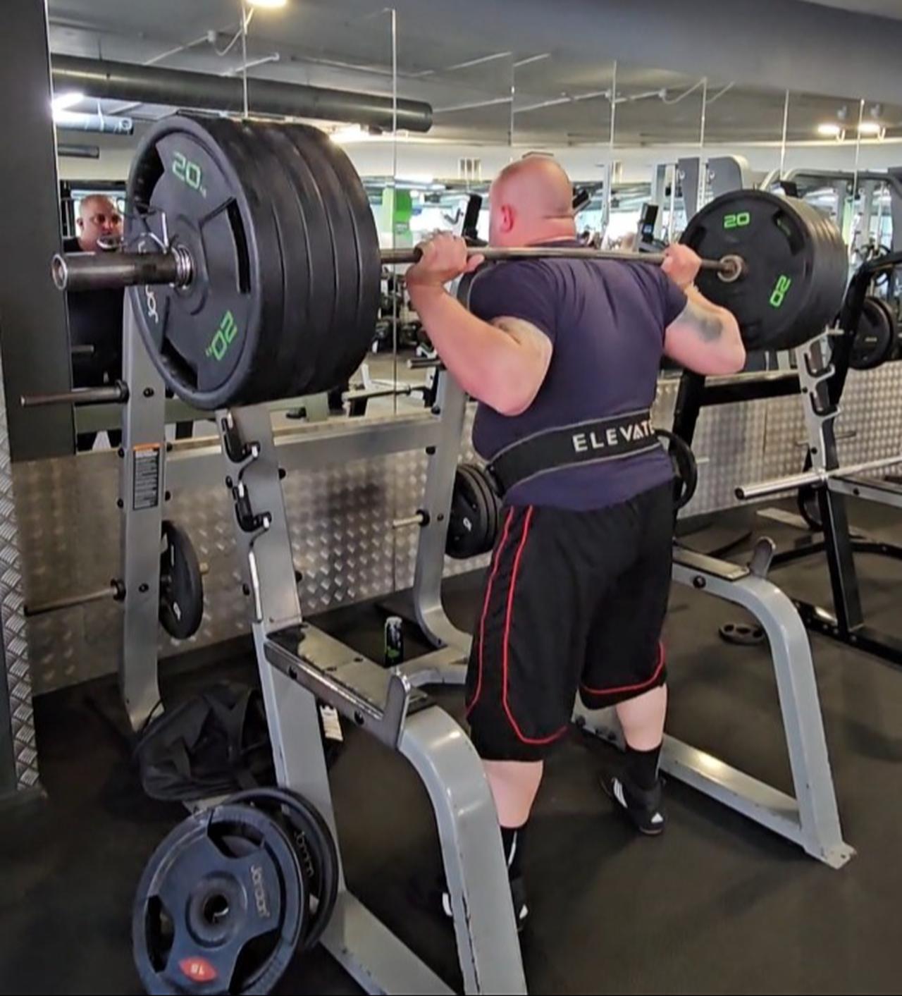 Turkish Cypriot athlete Mehmet Musa trains with heavy weights as part of the strength and endurance journey that led to his officially recognised world record. (Photo via Mehmet Musa)