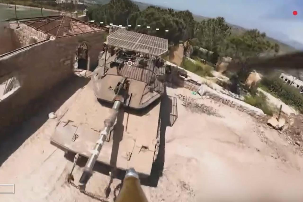 Hezbollah FPV drone destroys Israeli Merkava tank in southern Lebanon