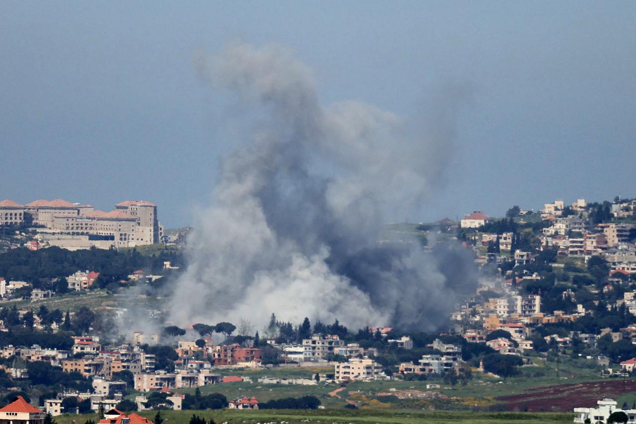 Israel strikes south Lebanon, says dozens of Hezbollah targets hit