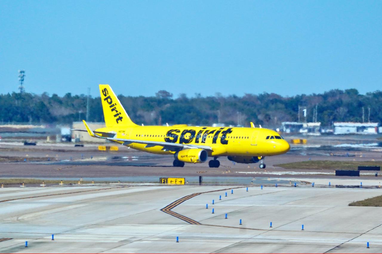 A Spirit Airlines aircraft taxis after landing at Orlando International Airport in Orlando, Florida, United States, Jan. 19, 2026. (Adobe Stock Photo)