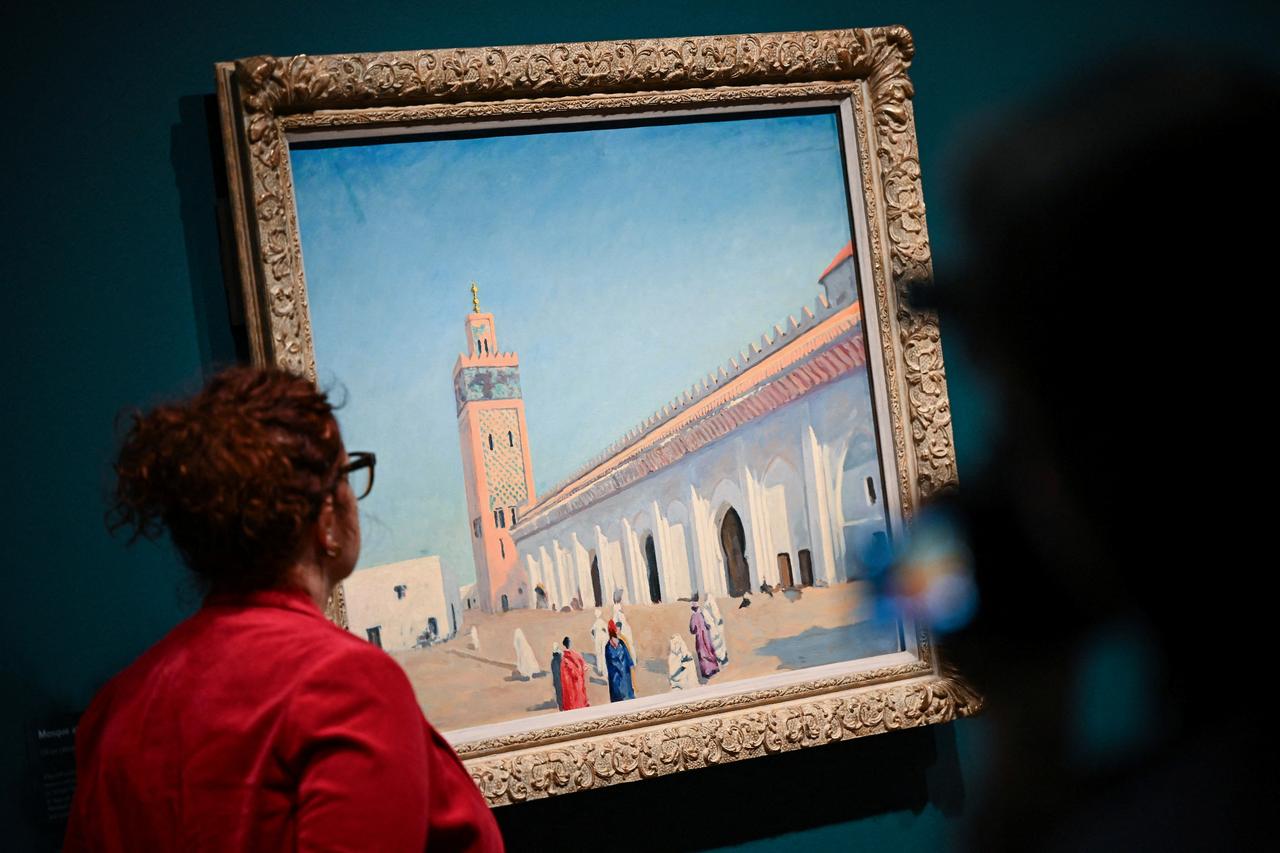Churchill's paintings go on show in London after 60 years