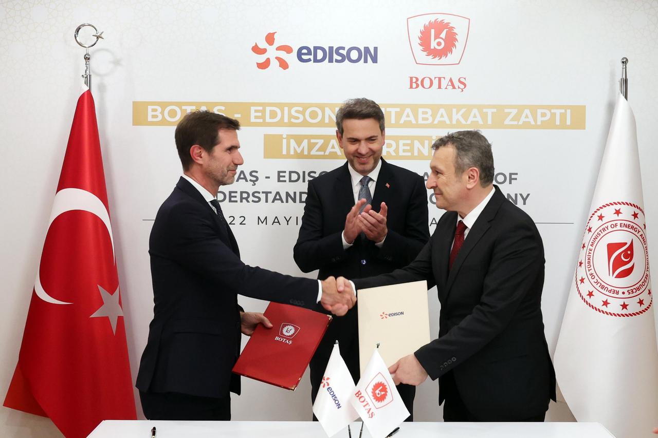 BOTAS, Edison sign deal on potential Italy-Türkiye gas pipeline