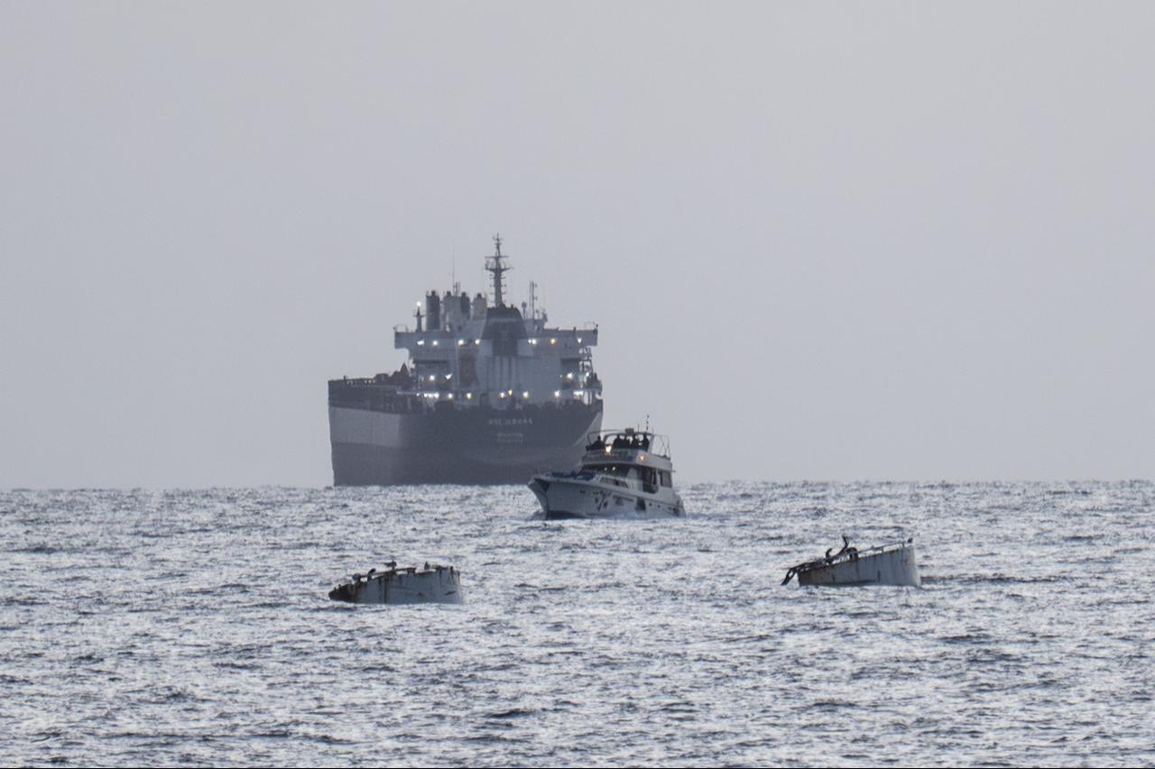 The Global Sumud Flotilla ships detained by Israel are brought to Ashdod Port in Ashdod, Israel, May 19, 2026. (AA Photo)