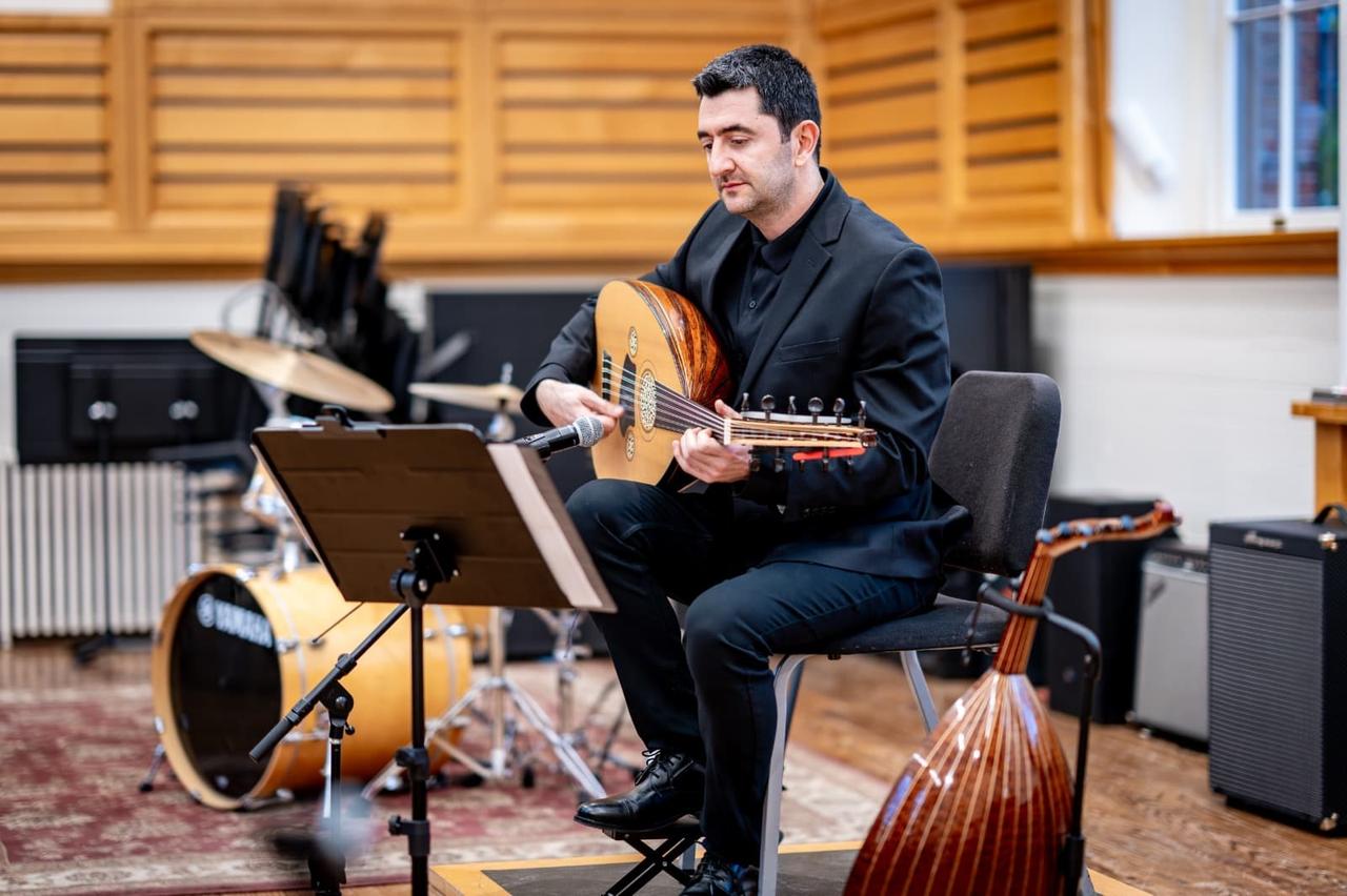 Turkish classical repertoire spanning the late Ottoman and Republican periods was performed, featuring key works from the oud tradition. (IHA Photo)