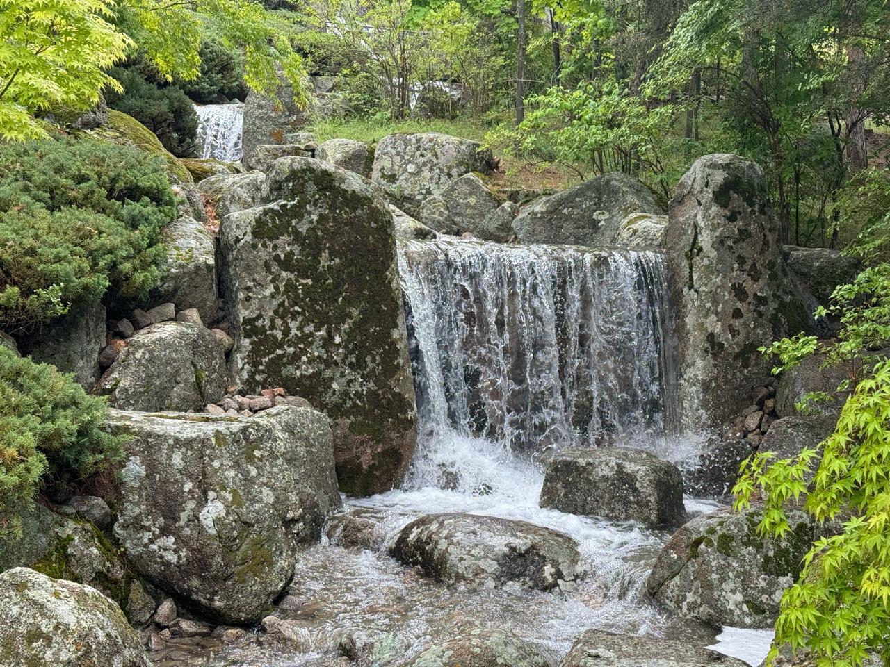 A view of the Kaman Japanese Garden at the Japanese Institute of Anatolian Archaeology in Kirsehir, Türkiye, May 22, 2026. (AA Photo)