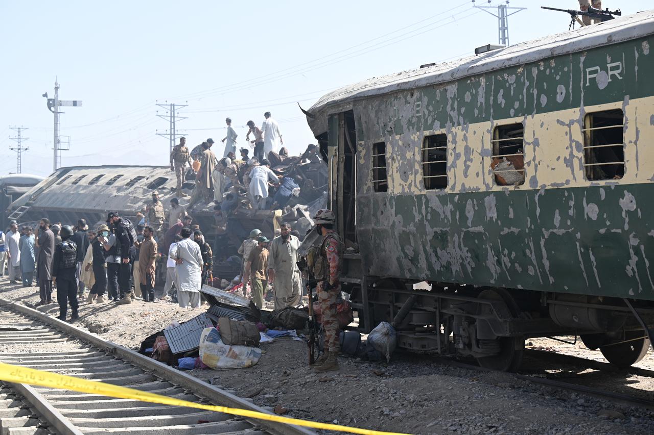 Cargo train explosion in Pakistan's Quetta kills at least 24