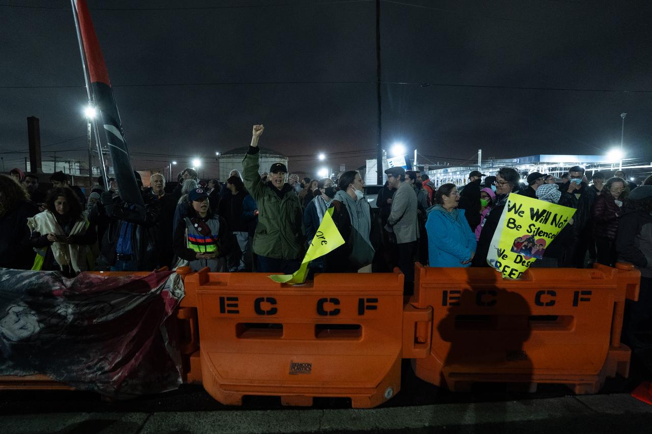 Protests erupt after ICE tried to move hunger strike leader