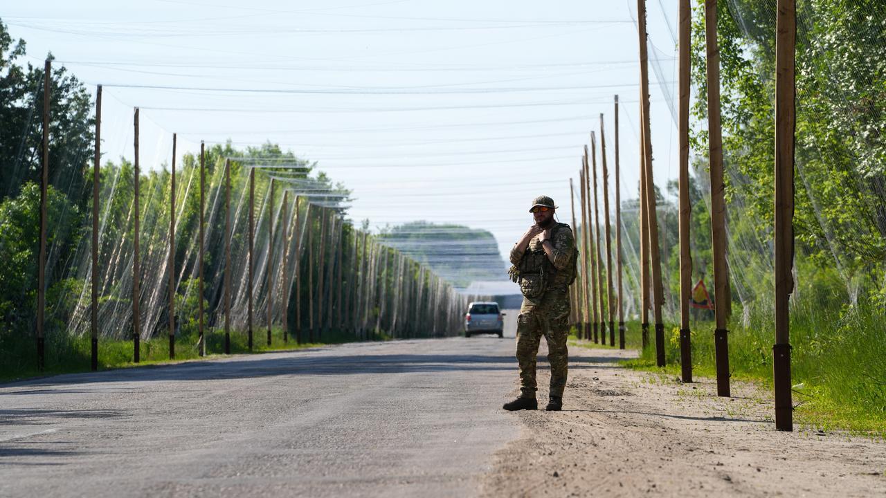 Military activity continues in Ukraine’s Sumy Oblast, located approximately 20 kilometers from the Russian border, on May 23, 2026. (AA Photo)