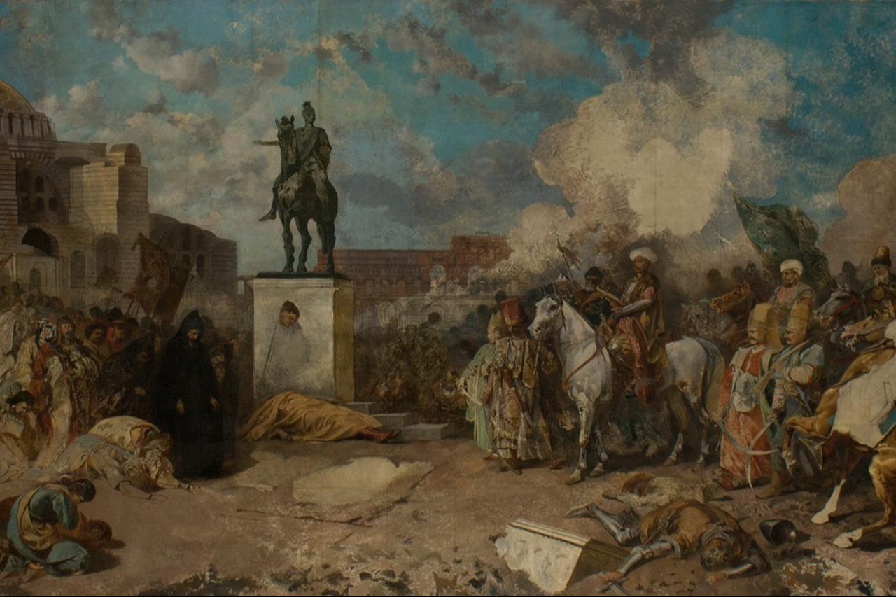 Entry of Sultan Mehmed II in Constantinople (1874-1884), by Stanislaw Chlebowski. (Photo via Wikimedia)
