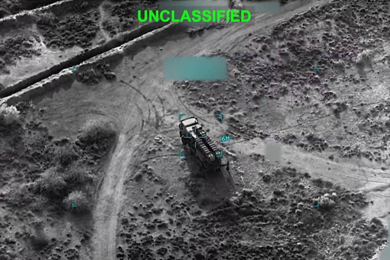 In this screen grab obtained on February 28, 2026 from video shows an Iranian facility during strikes carried out by US and Israel against Iran. (Photo via US Central Command (CENTCOM)/HO/AFP)