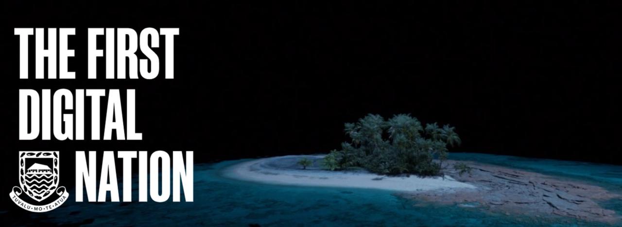 Tuvalu’s First Digital Nation initiative is shown on its website (Screenshot via Tuvalu Digital Nation)