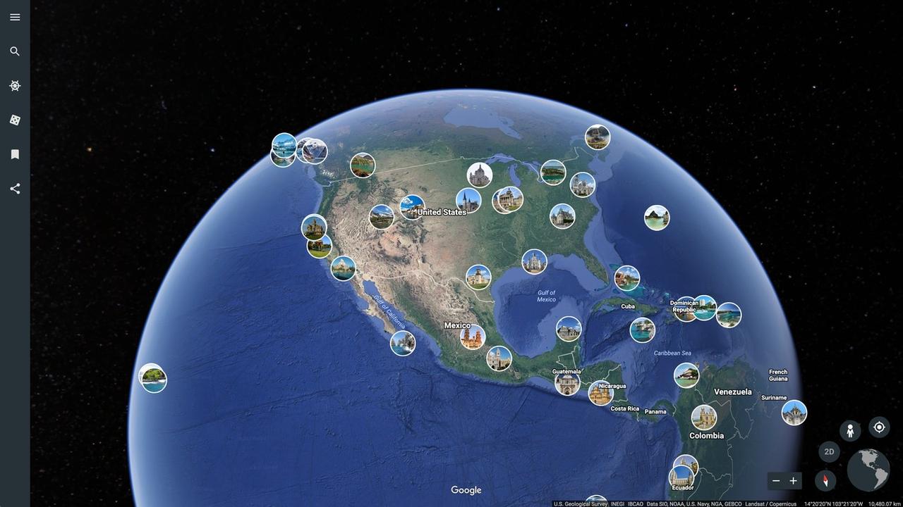 Google Earth is shown in a screenshot. (Screenshot via Google Earth)