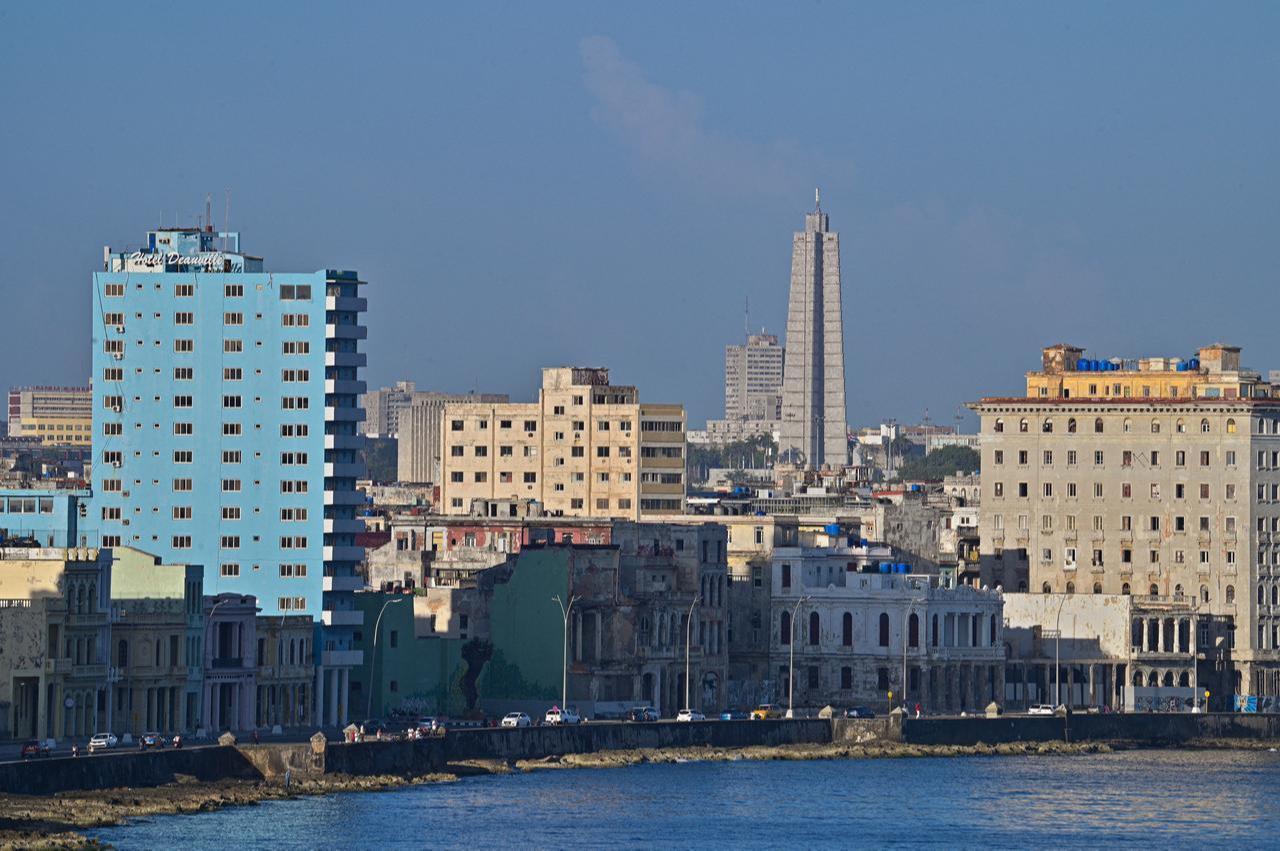 View of Havana with the Revolution Square and the Jose Marti monument (C), on May 18, 2026. (AFP Photo)