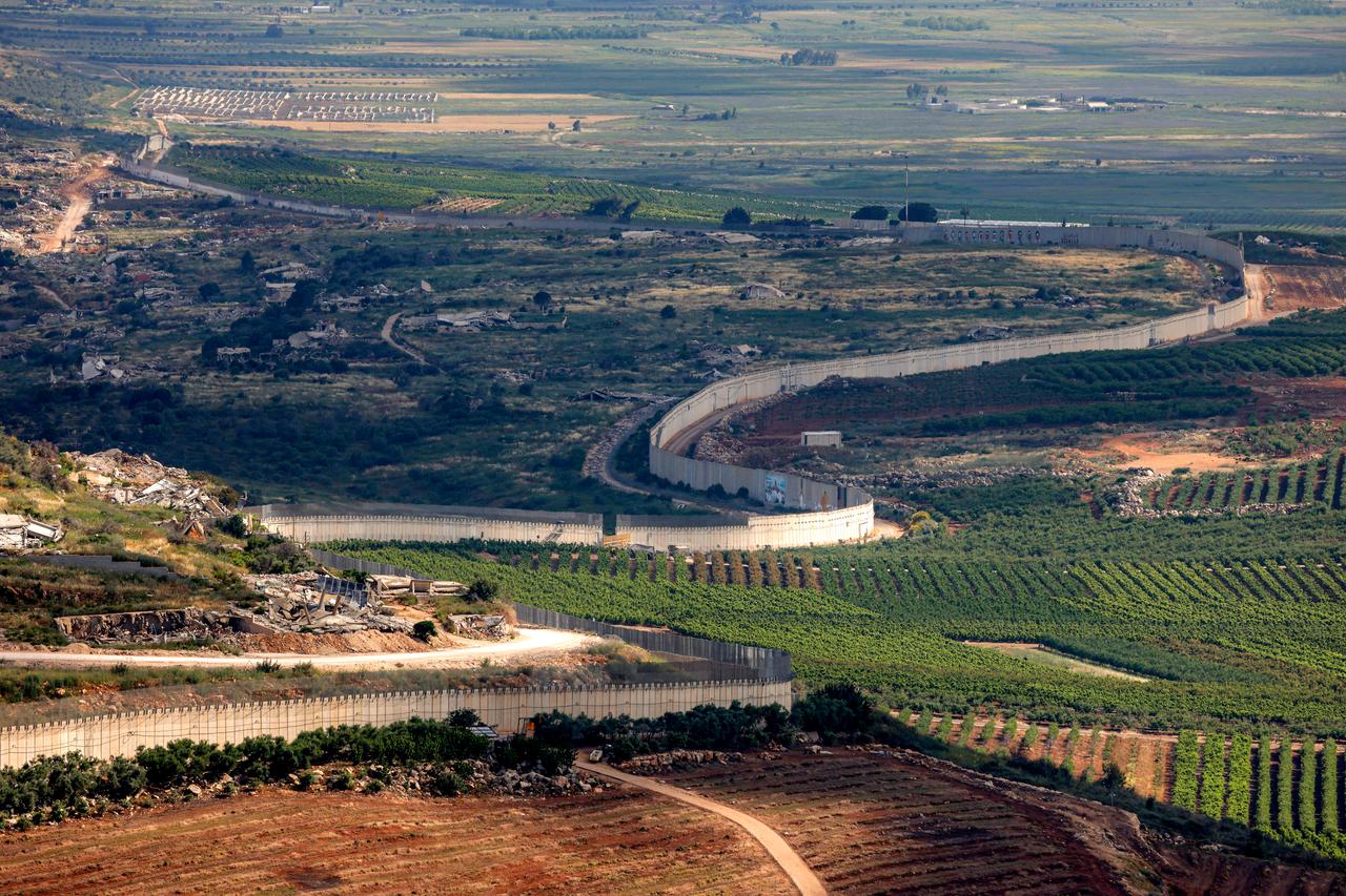 Israel's Iron Dome missile defence system intercepts incoming projectiles over southern Lebanon as seen from the Upper Galilee in northern Israel, May 29, 2026. (AFP Photo)