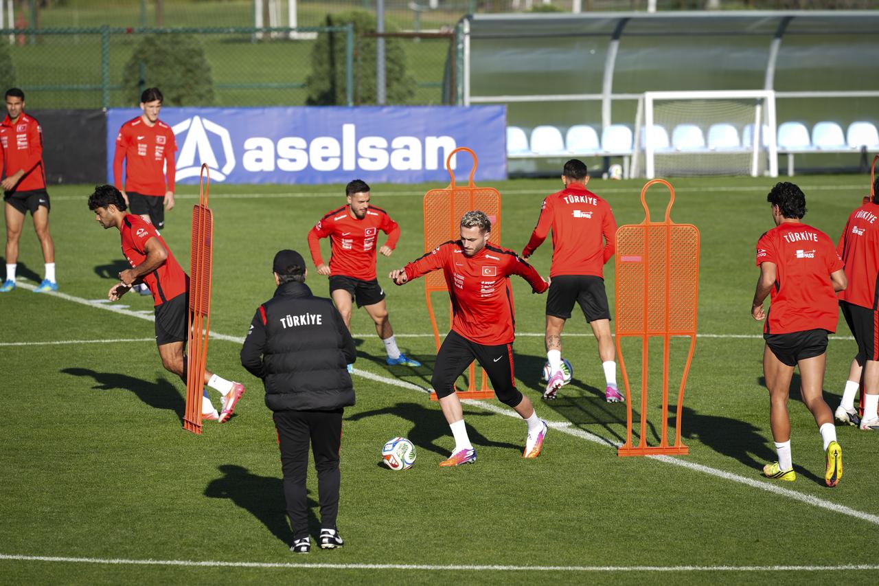 The Turkish national soccer team is training for the World Cup, Istanbul, Turkey, on May 30, 2026 (AA Photo)