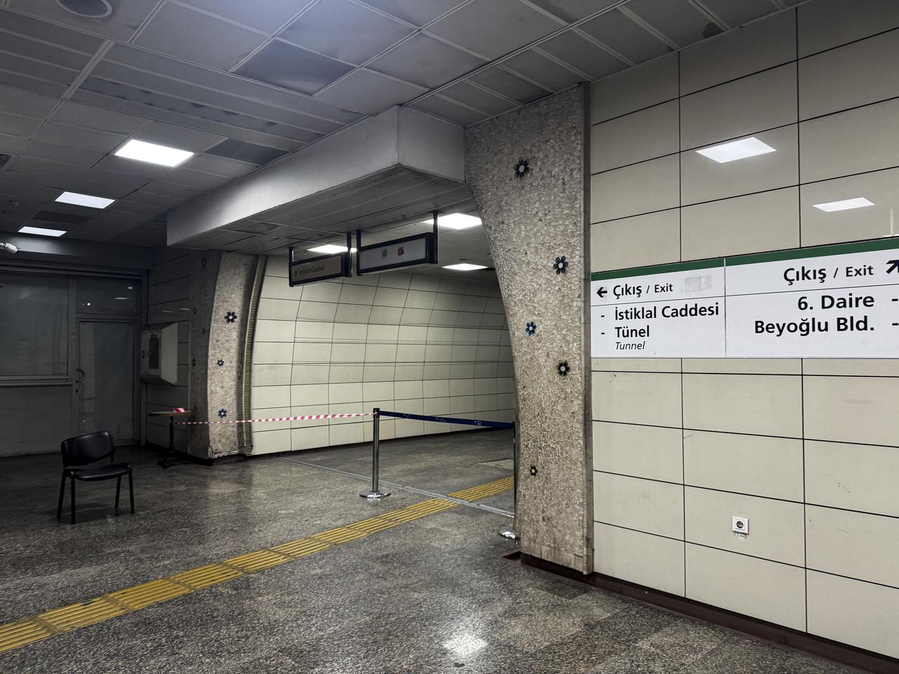 The photo shows the interior of the Istanbul metro in Istanbul, Türkiye, on May 31, 2026. (AA Photo)
